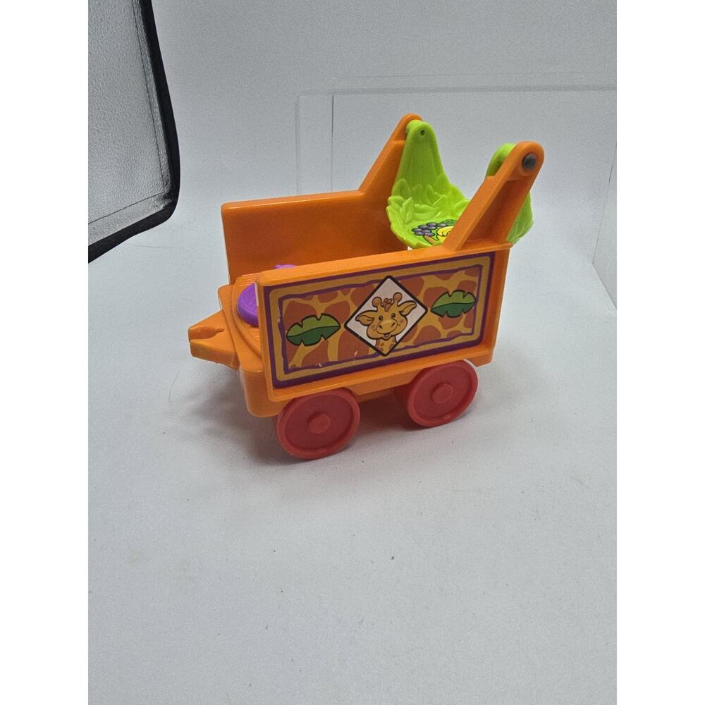 Fisher Price Little People Orange Zoo Safari Train Car Replacement 2001 Giraffe